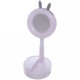 Лампа портативная настольная кольцевая светильник светодиодный складной с зеркалом "Marmalade-Чудо кролик" LED цвет белый