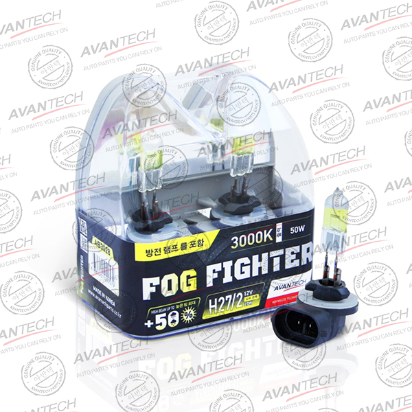 
Лампа высокотемпературная Avantech H27/2 12V 27W (50W) 3000K, комплект 2 шт.
					