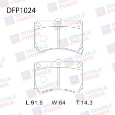 Колодки тормозные дисковые DOUBLE FORCE
					
DFP1024