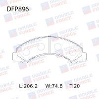 Колодки тормозные дисковые DOUBLE FORCE
					
DFP896
