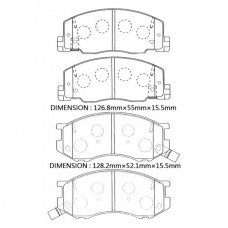 Колодки тормозные дисковые DOUBLE FORCE
					
DFP3157