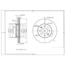 Диск тормозной AVANTECH
					
BR1008S