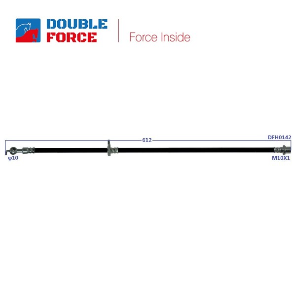 
Шланг тормозной Double Force
					