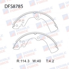 Колодки тормозные барабанные DOUBLE FORCE
					
DFS8785