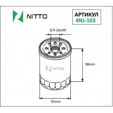 Фильтр масляный NITTO
					
4NJ-103