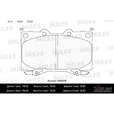 Колодки тормозные передние (без датчика) (Смесь Low-Metallic) (TOYOTA LAND CRUISER 4.2D 9098/4.2D/4.7 98) (TRW GDB3197) E400216