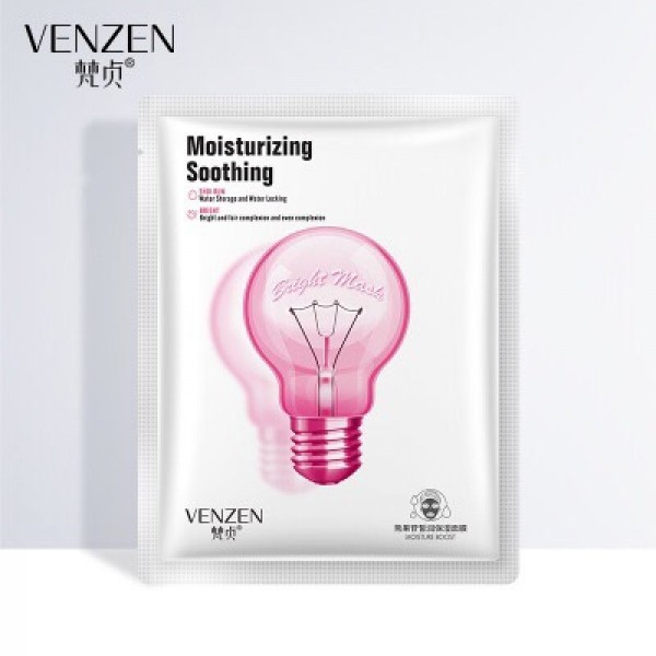 Тканевая маска для лица VENZEN Moisturizing Sooting увлажняющая, сужающая поры