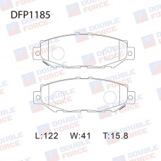 Колодки тормозные дисковые DOUBLE FORCE
					
DFP1185