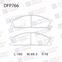 Колодки тормозные дисковые DOUBLE FORCE
					
DFP766