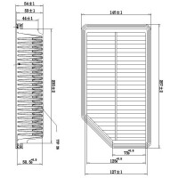 Фильтр воздушный DOUBLE FORCE DFA25016