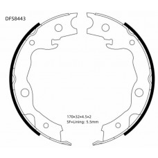 Колодки тормозные барабанные DOUBLE FORCE
					
DFS8443