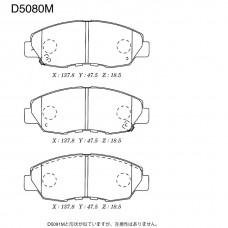 Колодки тормозные дисковые пер. HONDA ACCORD 2.0-3.0 92-98,98- D5080M