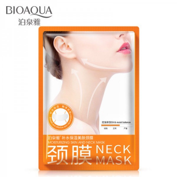 МАСКА ДЛЯ ШЕИ С ГИАЛУРОНОВОЙ КИСЛОТОЙ BIOAQUA NECK MASK