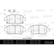 Колодки тормозные передние (без датчика) (Смесь Low-Metallic) (TOYOTA COROLLA E12 /PRIUS/YARIS 1.0-1.6 99-) (TRW GDB3317) E400210