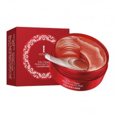 Гидрогелевые патчи для глаз VENZEN Ruby Collagen Hydrating Eye Mask 60 шт.