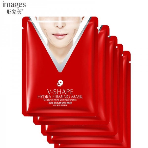 ТКАНЕВАЯ МАСКА ДЛЯ УПРУГОСТИ И ПОДТЯЖКИ ОВАЛА ЛИЦА IMAGES V-SHAPE HYDRA FIRMING MASK (5 шт.)