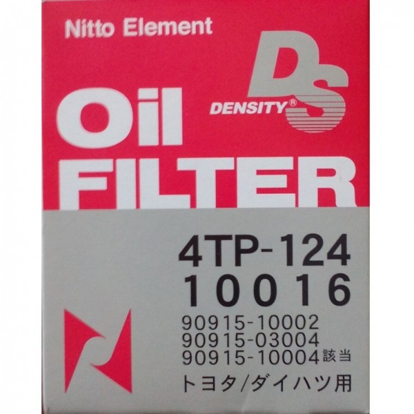 Фильтр масляный NITTO 4TP-124 (C113, 90915-10004, 90915-03004, 90915-YZZE2)