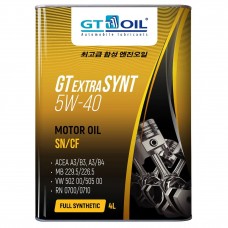 Моторное масло GT OIL GT Extra Synt 5W-40 SN/CF 4л