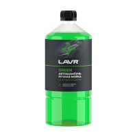 Автошампунь для ручной мойки автомобиля LAVR Green, 1 л