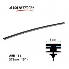 Сменная резинка щетки стеклоочистителя Avantech серии AERODYNAMIC 375мм (15 дюймов) ширина 6 мм