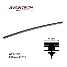Сменная резинка щетки стеклоочистителя Avantech серии AERODYNAMIC 450мм (18 дюймов) ширина 6 мм