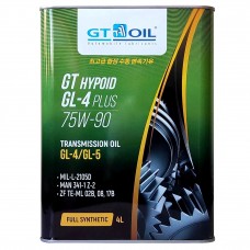 Трансмиссионное масло GT-OIL GT HYPOID GL-4 PLUS 75W-90 4л