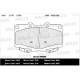 Колодки тормозные передние MILES E100250 для Toyota LAND CRUISER 87-97 (TRW GDB1154)