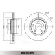 Диск тормозной передний MILES K000065 для NISSAN QASHQAI 07-, X-TRAIL 07-, RENAULT KOLEOS 08- (TRW DF4964)