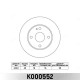 Диск тормозной передний MILES K000552 для MAZDA 323 1.3-1.8 89- D=235мм (TRW DF2719)