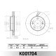 Диск тормозной передний MILES K001704 для SSANGYONG ACTYON 06-, KYRON 05-, REXTON 02- D=294мм (TRW DF6205)