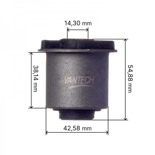 Сайлентблок переднего нижнего рычага внутренний Avantech ASB0135
