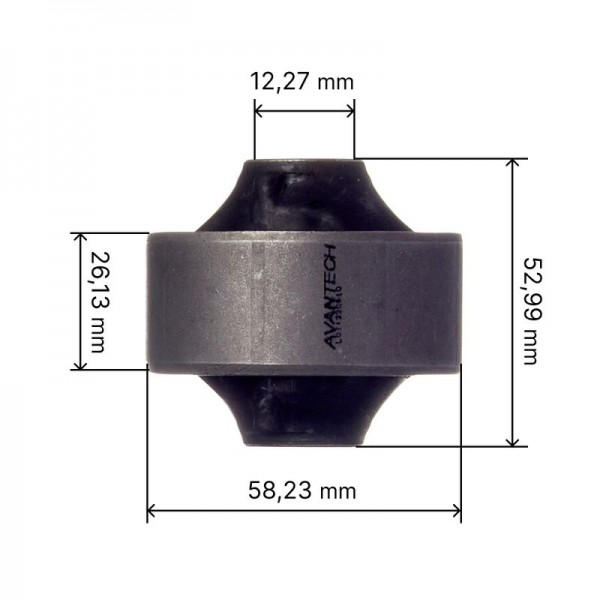 Сайлентблок переднего нижнего рычага задний Avantech ASB0259	