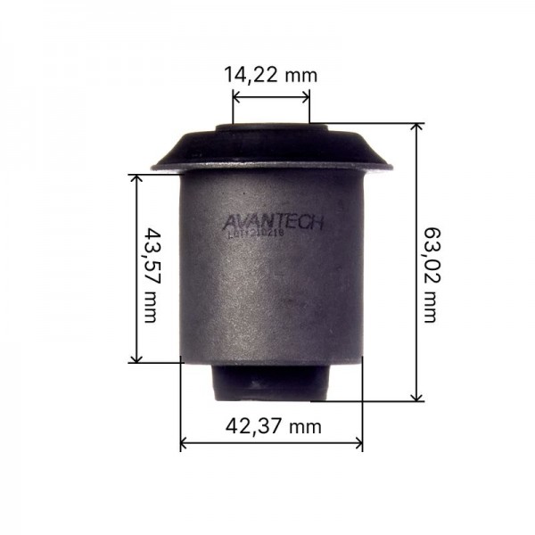 Сайлентблок переднего нижнего рычага задний Avantech ASB0329		