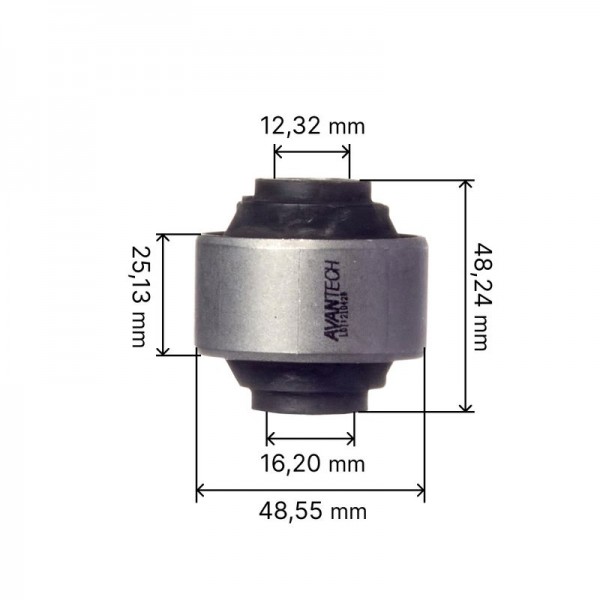 Сайлентблок переднего нижнего рычага задний Avantech ASB0418	