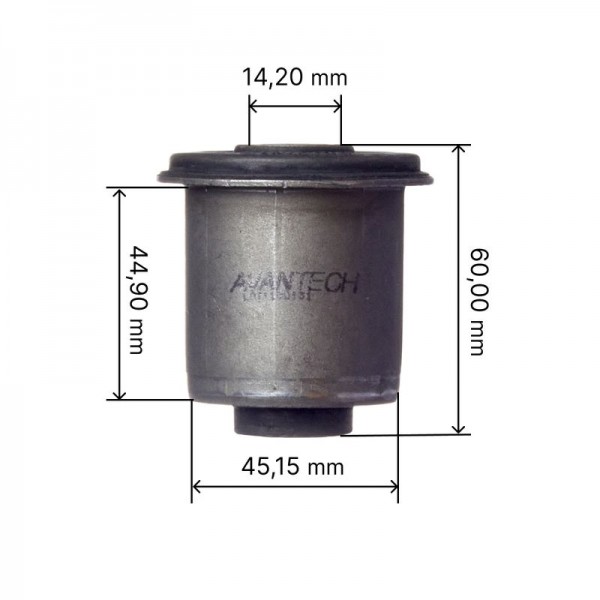 Сайлентблок задней цапфы под продольный рычаг Avantech ASB0718