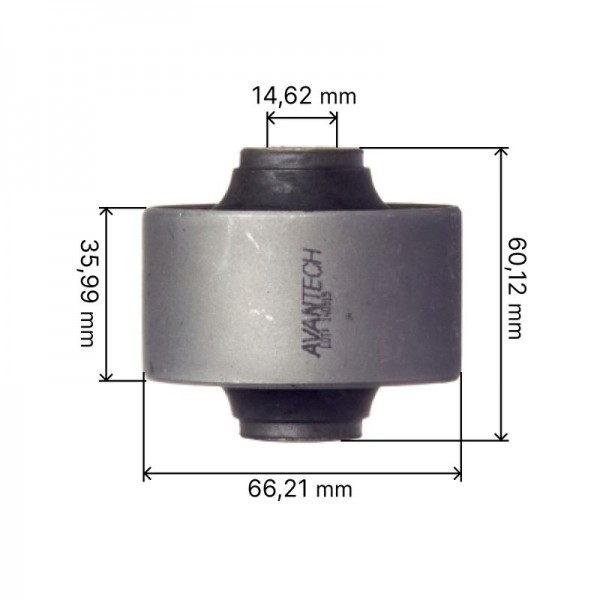 Сайлентблок переднего нижнего рычага задний Avantech ASB1014				