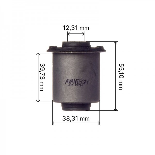 Сайлентблок переднего нижнего рычага задний Avantech ASB1028		