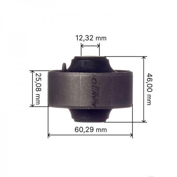 Сайлентблок переднего нижнего рычага задний Avantech ASB1029