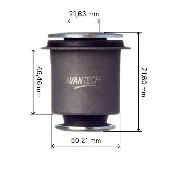 Сайлентблок переднего нижнего рычага передний Avantech ASB4196	