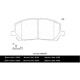 Колодки тормозные передние MILES E400370 для LEXUS RX300 00-01 (TRW GDB3286)