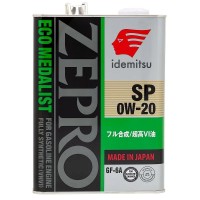 Моторное масло IDEMITSU ZEPRO ECO MEDALIST 0W-20 SP/GF-6A 4л