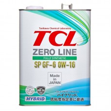 Моторное масло TCL Zero Line Fuel Economy 0W16 SP GF-6 4л