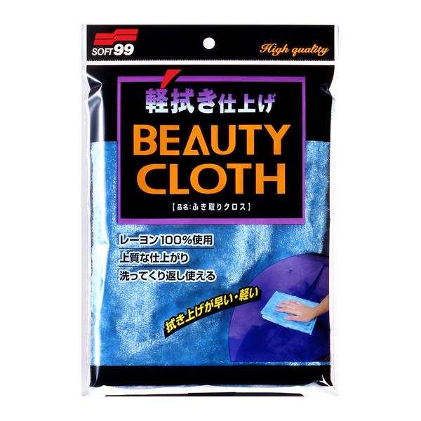 Ткань для полировки автомобиля Soft99 Wipe Cloth Blue, 32х22 см	