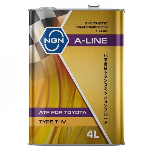 Жидкость для АКПП Toyota NGN A-LINE ATF TYPE T-IV 4л