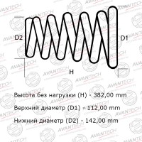 Комплект усиленных пружин подвески Avantech 2шт. в одной упаковке
					
HS4135R