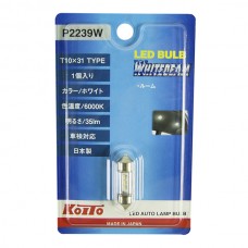 Лампа светодиодная Koito 12V LED T10x31 (уп. 1 шт.)
					
P2239W