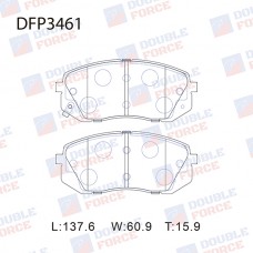 Колодки тормозные дисковые DOUBLE FORCE
					
DFP3461