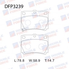 Колодки тормозные дисковые DOUBLE FORCE
					
DFP3239