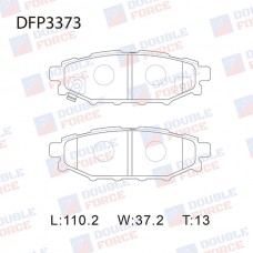 Колодки тормозные дисковые DOUBLE FORCE
					
DFP3373