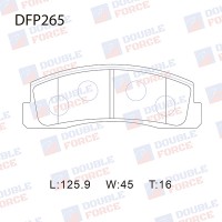 Колодки тормозные дисковые DOUBLE FORCE
					
DFP265